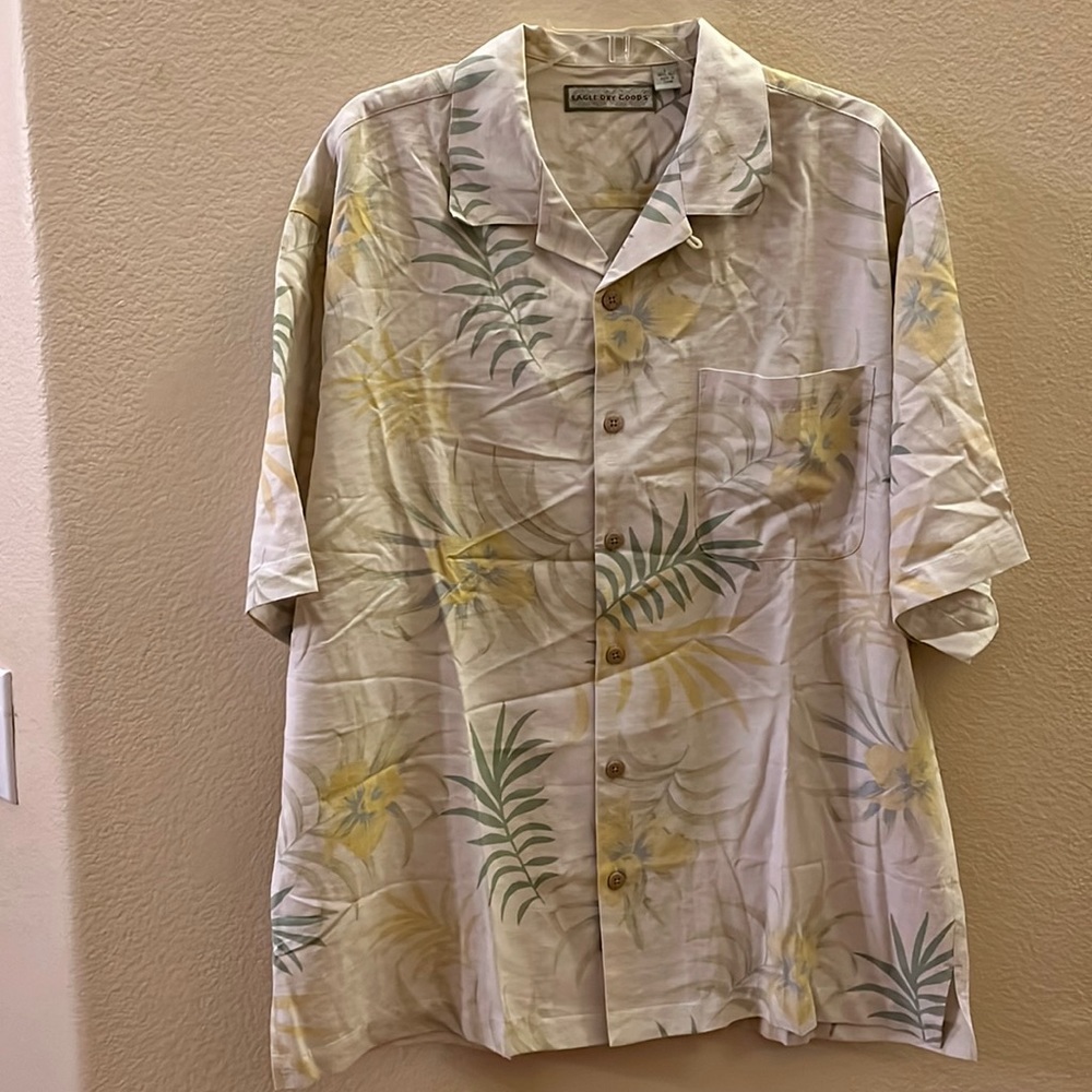 Eagle Dry Goods men’s silk shirt